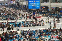 “五一”假期铁路运输结束 重庆火车站累计发送旅客246万人次